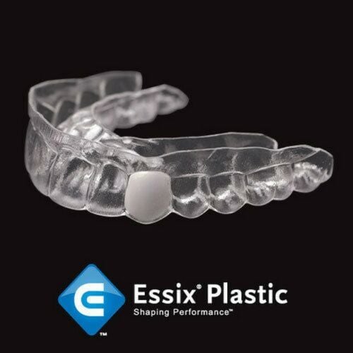 Temporary Replacement tooth in Crystal Clear Retainer