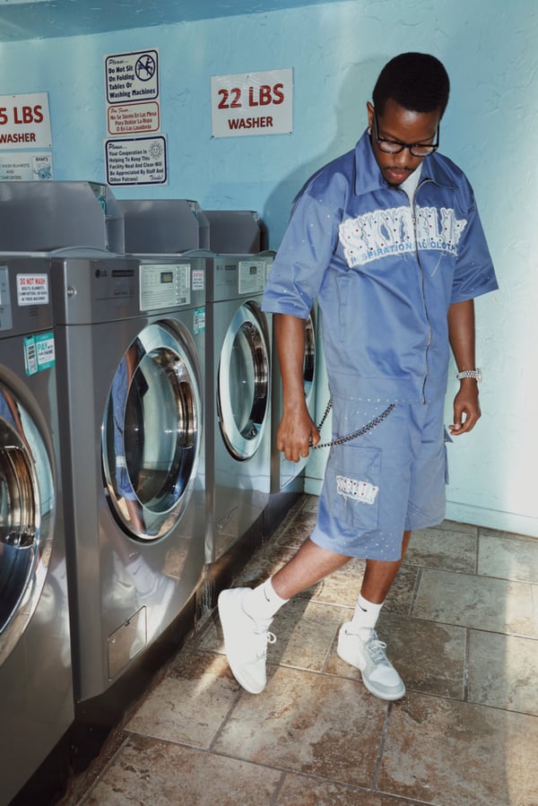 Image of Baby Blue Denim Set 