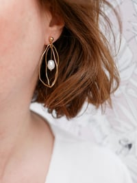 Image 3 of Boucles d'Oreilles Double HARLOW