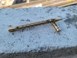 Brass Pen - Laser Etched 