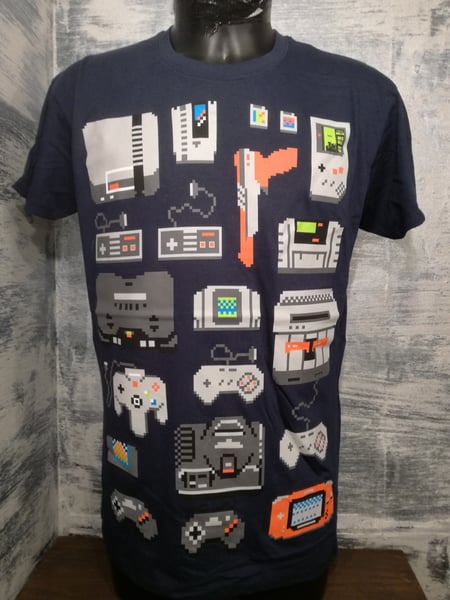 Image of Video games consoles t shirt