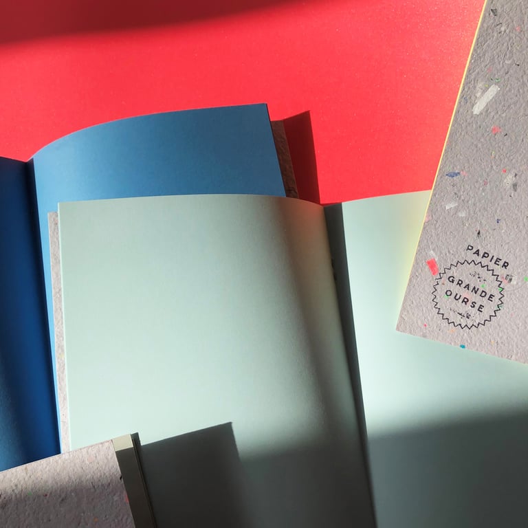 Papier Grande Ourse / Carnet A5 PRM (Papier Recyclé Maison) "VPagesBlanchesOuCouleurs" Image 3