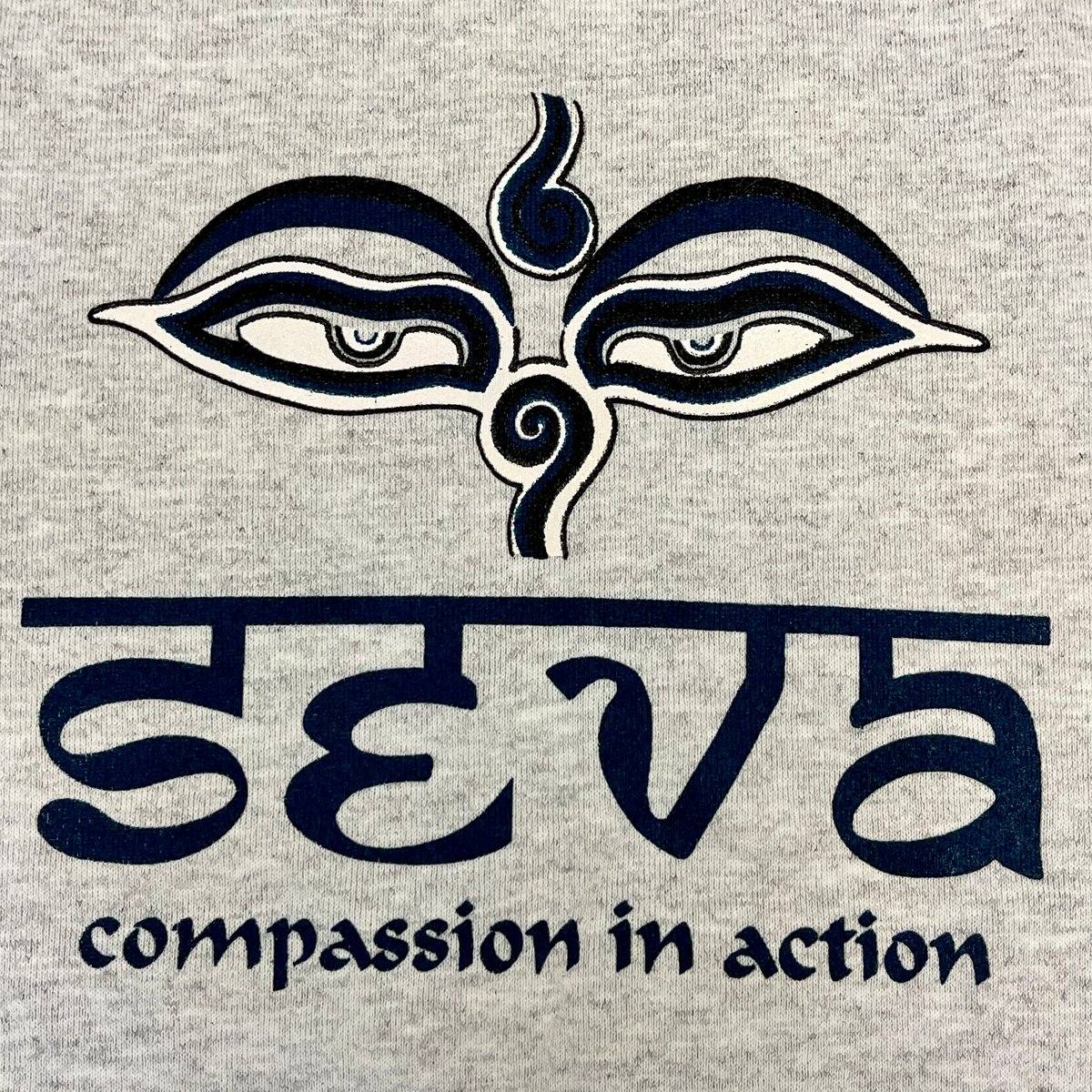 Original Vintage Grateful Dead 1990's Seva Long Sleeve Crewneck Sweatshirt!!! - SMALL or MEDIUM