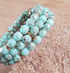 Turquoise Czech Bead Bracelet  Image 2