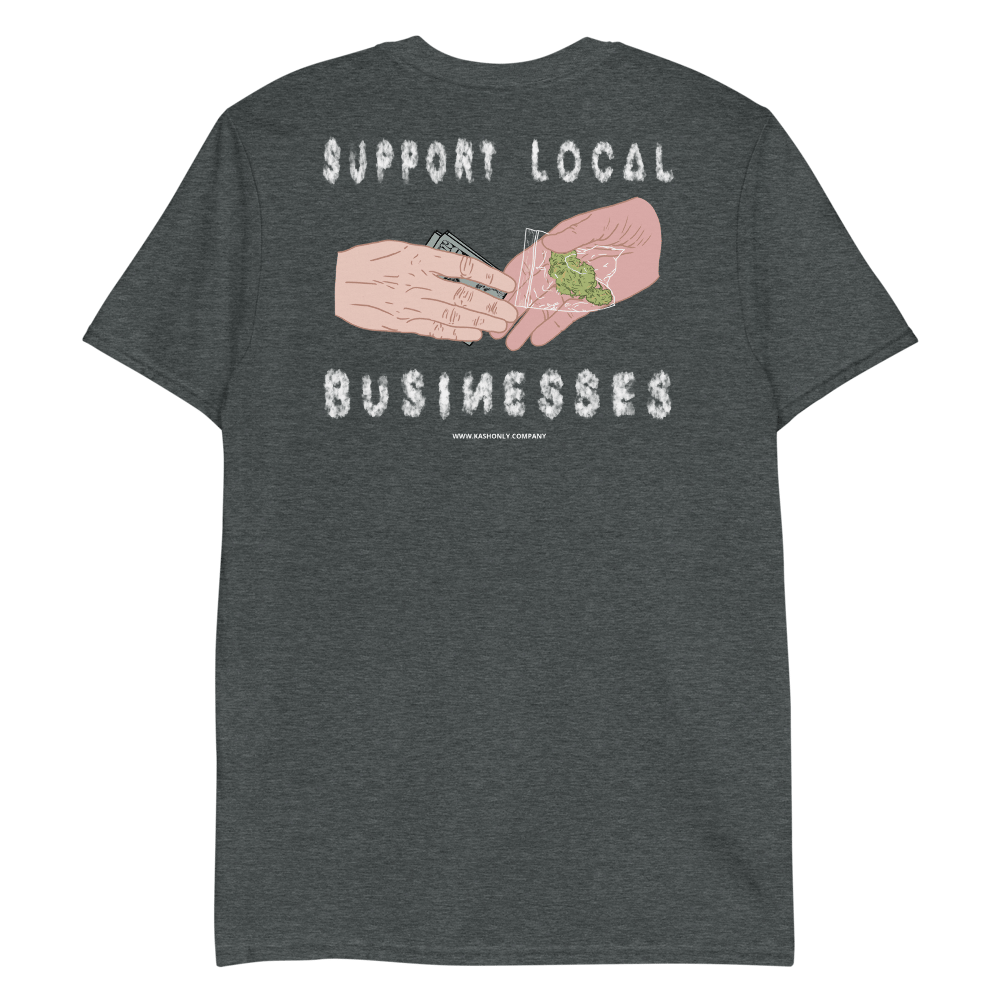 Image of SUPPORT LOCAL BUSINESSES T SHIRT 2