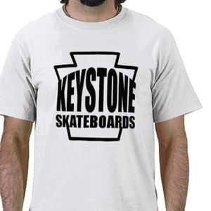 Image of Keystone Skateboards BIG KEYSTONE t-shirt