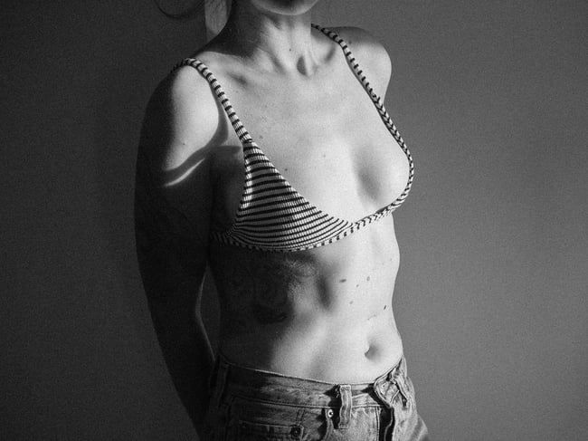 Stripe Town Bralette