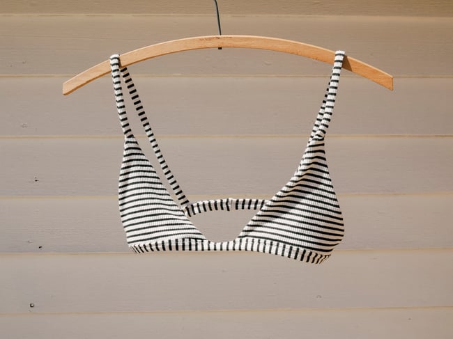 Stripe Town Bralette