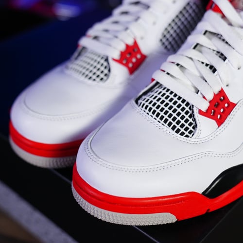 Image of Jordan 4 Retro Fire Red