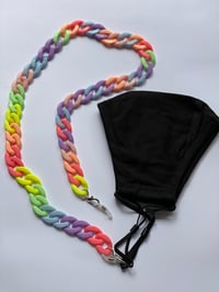 Image 5 of New acrylic wide chain for sunglasses or mask!