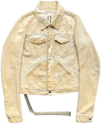 Image 1 of '09 Rick Owens Oil Wash Work Jacket