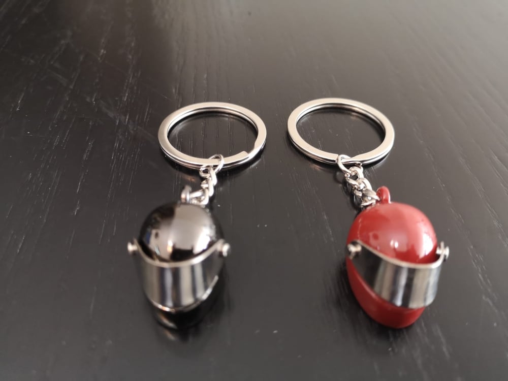 Mini Helmet Keychains  