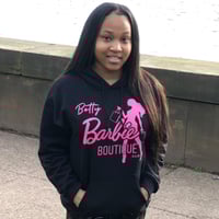 Image 2 of BETTY BARBIE BOUTIQUE LOGO HOODIE 
