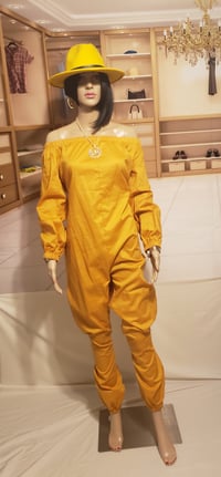 Image 2 of The Golden Girl off the shoulder jumpsuit 
