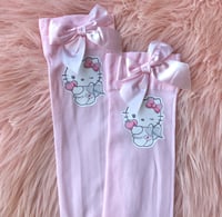 Image 2 of Hello Kitty Thigh High Socks