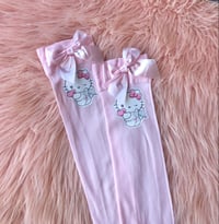 Image 3 of Hello Kitty Thigh High Socks