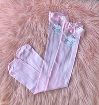 Image 1 of Hello Kitty Thigh High Socks