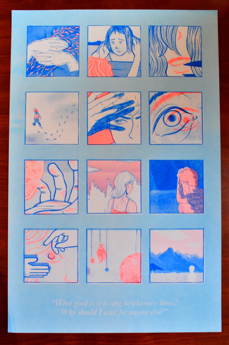 Helplessness Blues album poster