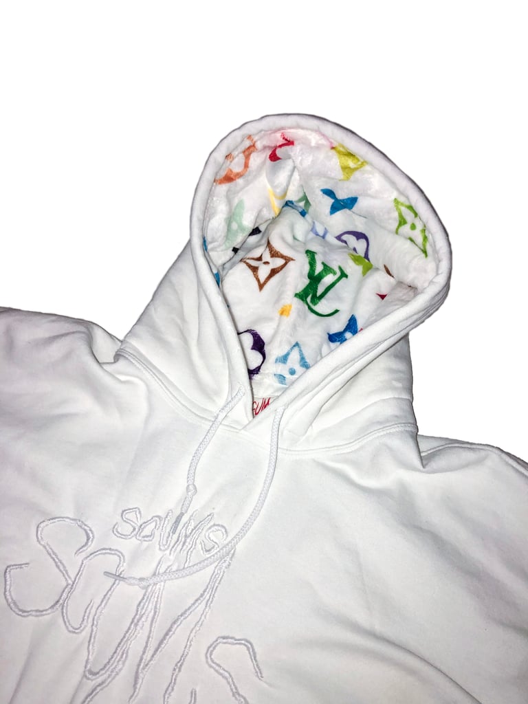 LV faux fur hoodie Image 3