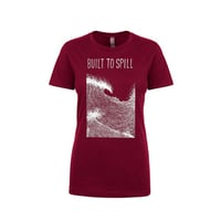 Wave T-Shirt (Maroon) [Ladies]