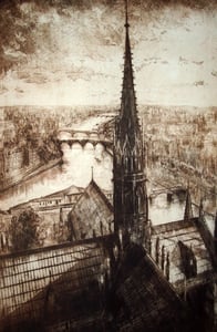 Image of "View from the Bell Tower", Notre Dame, Paris