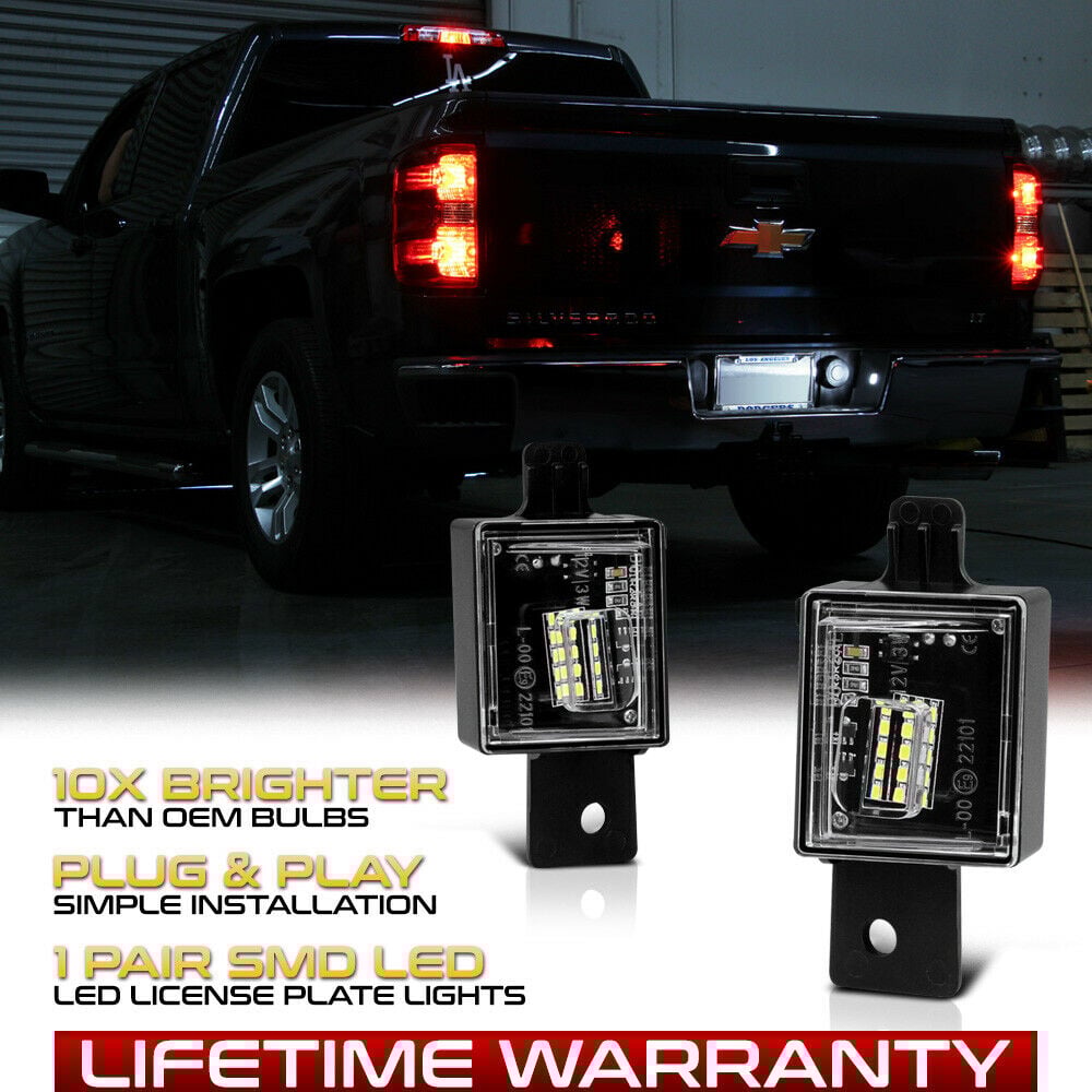 2014 2021 Silverado Or Sierra Led Plate Lights HID KITZ 2014 2021 Silverado Or Sierra Led Plate Lights HID KITZ
