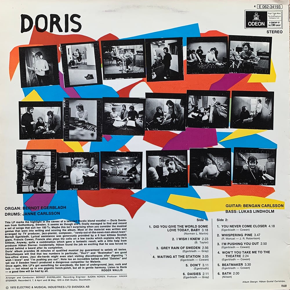 Doris - Did You Give The World Some Love Today, Baby (Odeon - 1970)