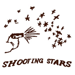 "SHOOTING STARS" WHITE TEE