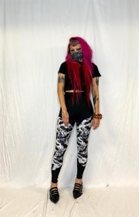 Image 4 of Flock of Bats Leggings