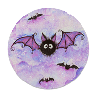 Image 2 of Soot Bat Circle Sticker