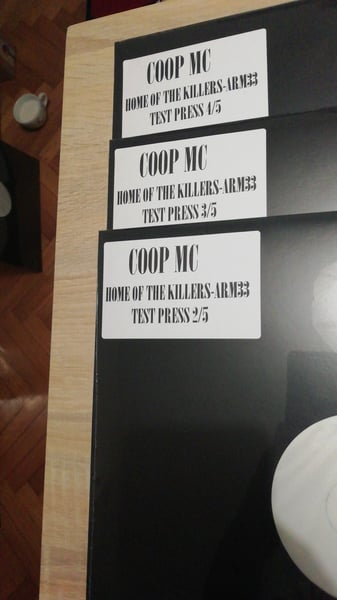 Image of Coop MC - Home Of The Killers TEST PRESS