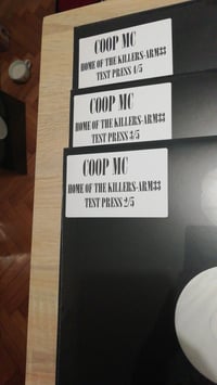 Coop MC - Home Of The Killers TEST PRESS