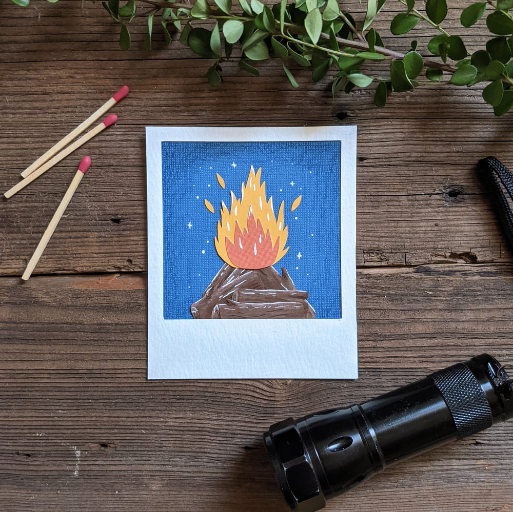 Image of Campfire Polaroid