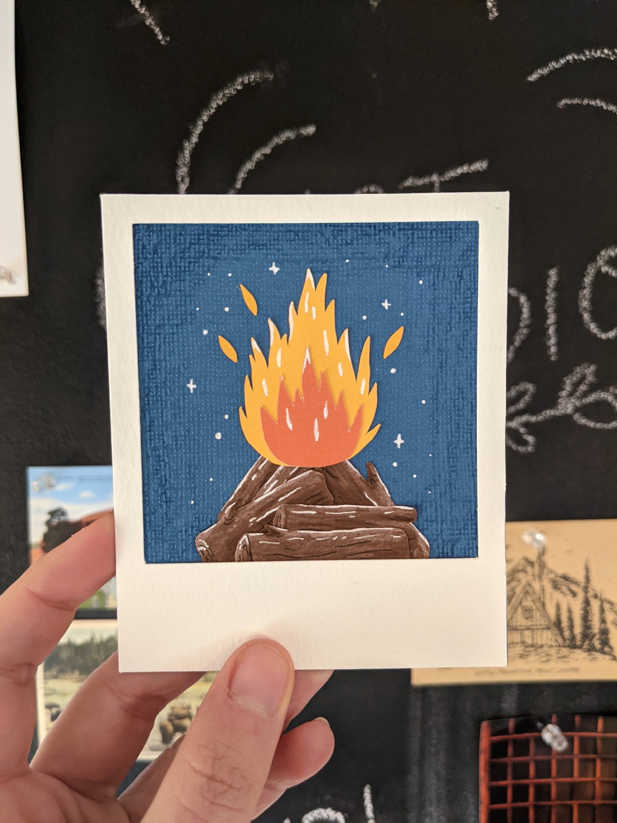 Image of Campfire Polaroid