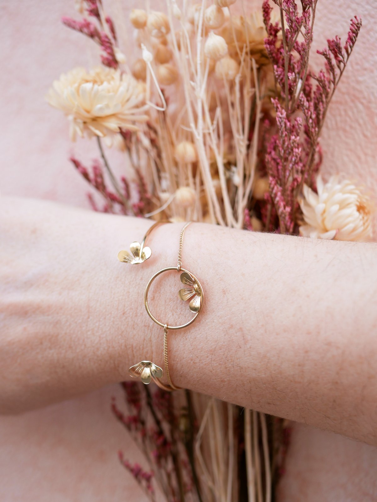 Image of Bracelet BLOOM Doré