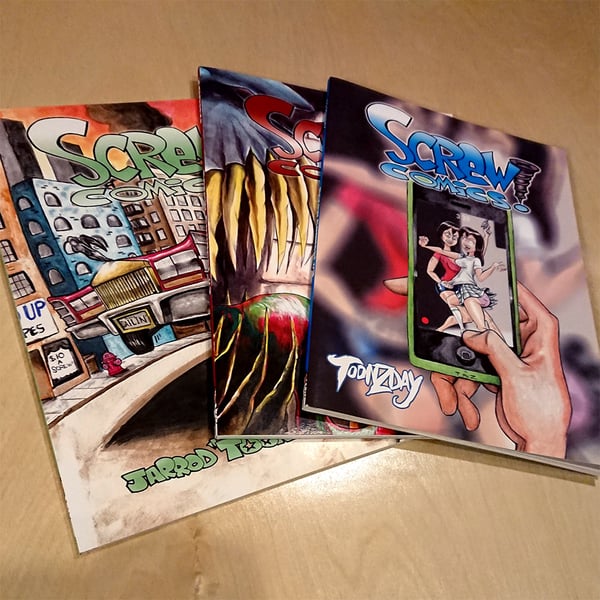Image of Screw Comics! Trilogy Set