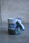 Hand painted porcelain mug 19