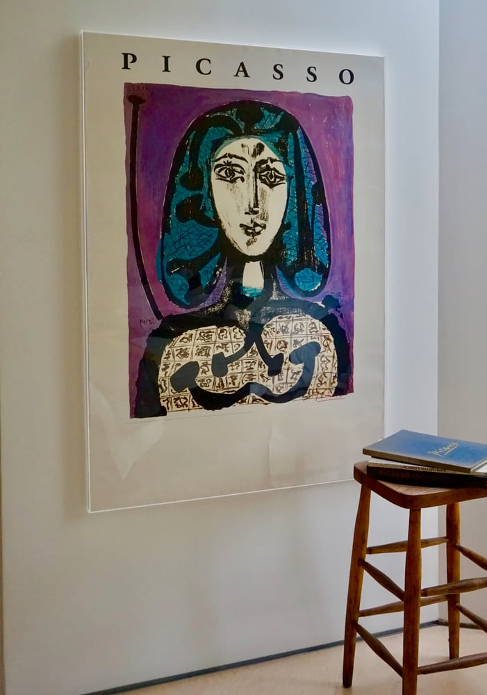 Image of (after) pablo picasso / woman with a hairnet / poster / 23/100