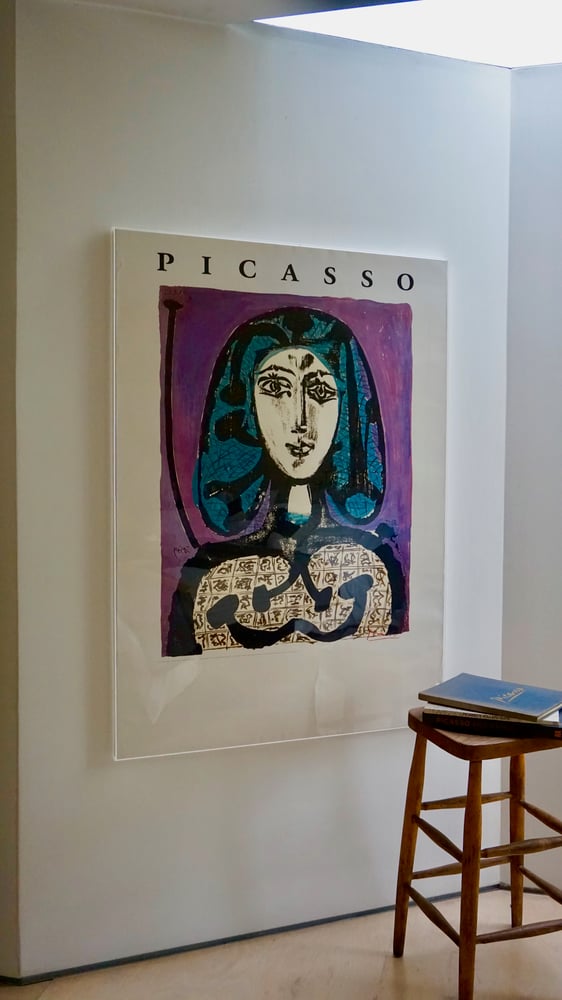 Image of (after) pablo picasso / woman with a hairnet / poster / 23/100