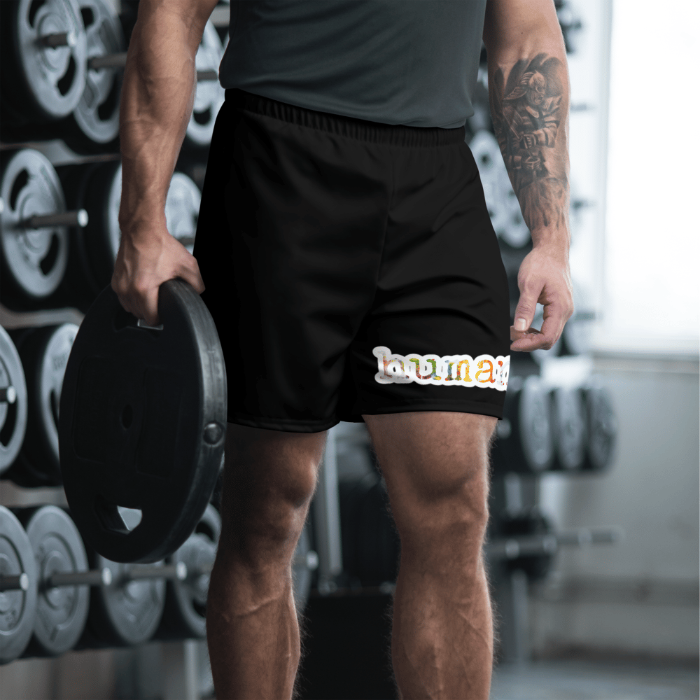 Image of BLACK human. Shorts