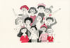 One Dozen Happy Kids • Riso print