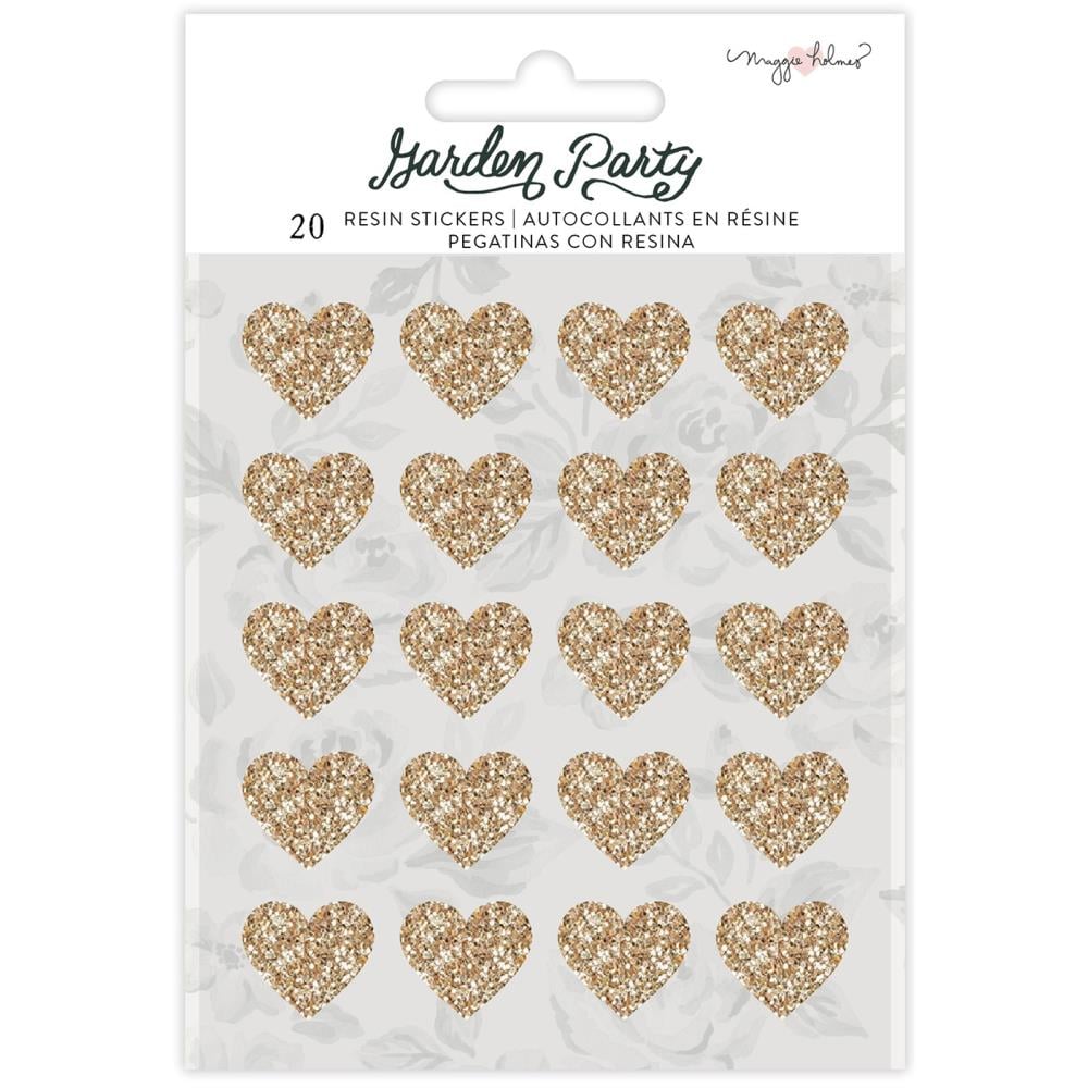 Gold Rose Rhinestone stickers – Party and floral