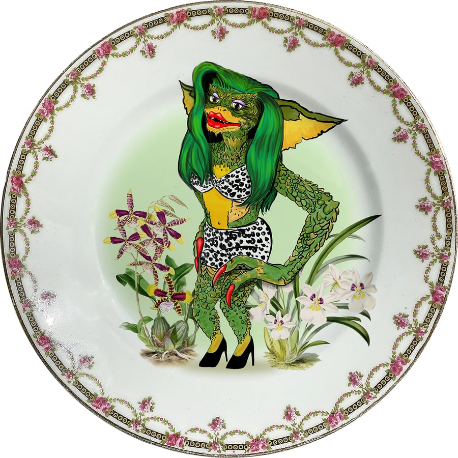 Image of Greta - Vintage Spanish Porcelain Plate - #0755