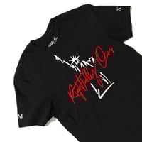 Image 1 of Liberty T Shirt Black, Red & White