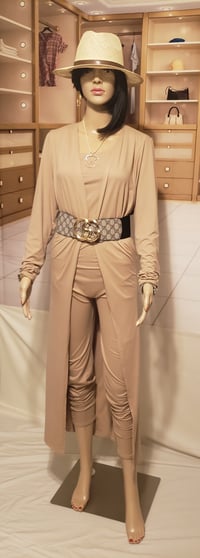 Image 1 of The Sophisticated Woman 2pc bodysuit/kimono 
