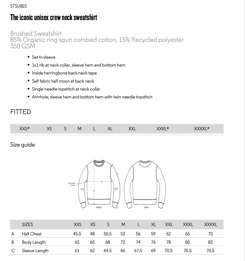 Image of WHITE REBEL SWEATSHIRT