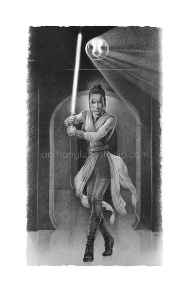 Image of Rey Hallway original art