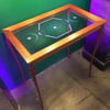 Cosmic Handmade Mahogany and Glass Table