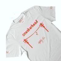 Image 1 of Sneakerhead T Shirt White & Orange