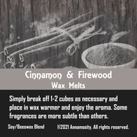Image 1 of Cinnamon & Firewood - Wax Melts